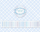 Cinta Decorativa de Cuadros para Agendas y Manualidades