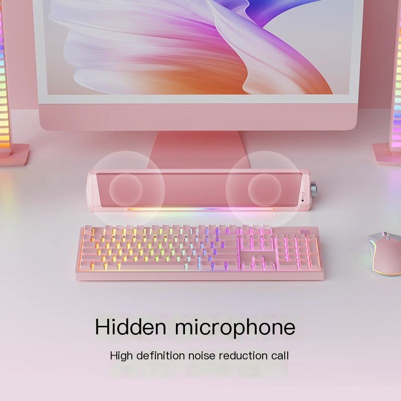 Altavoces de Escritorio Bluetooth con Micrófono y Bajo