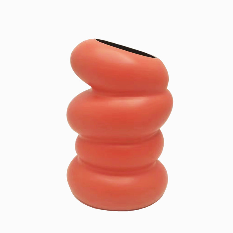 Jarrón espiral blanco: añade elegancia a tu hogar