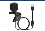 Cámara webcam HD con luz 4K USB