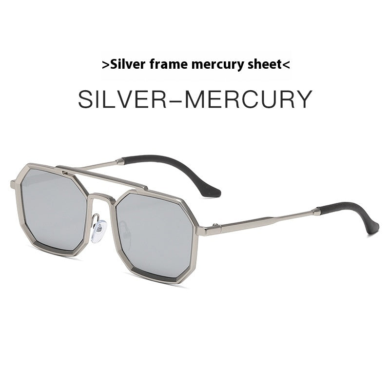 Lentes unisex para sol con doble puente