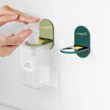 Estante Colgante para Gel de Ducha y Champú Sin Perforar - Soporte de Pared Adhesivo de Lujo Ligero (PP)