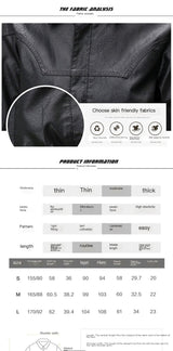 Chaqueta de piel sintética para mujer con mangas largas