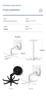 Ganchos Universales Giratorios 360° con 7 Garras