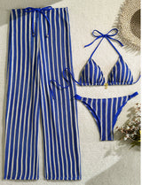 Iris: Bikini de Dos Piezas & Cuello Halter Estampado