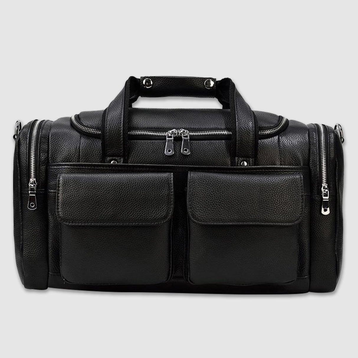 Bolsa de Mano de Cuero para Hombre de Gran Capacidad