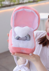 Caja de anillo de corazón de amor