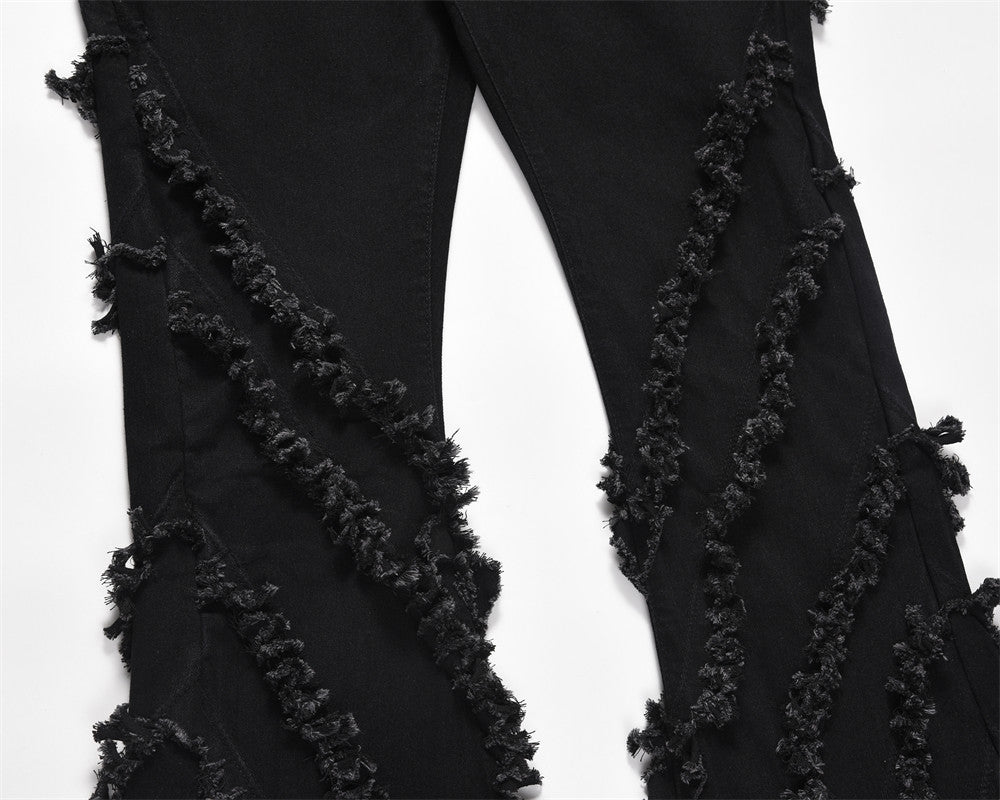 Vaqueros acampanados únicos y modernos para hombre