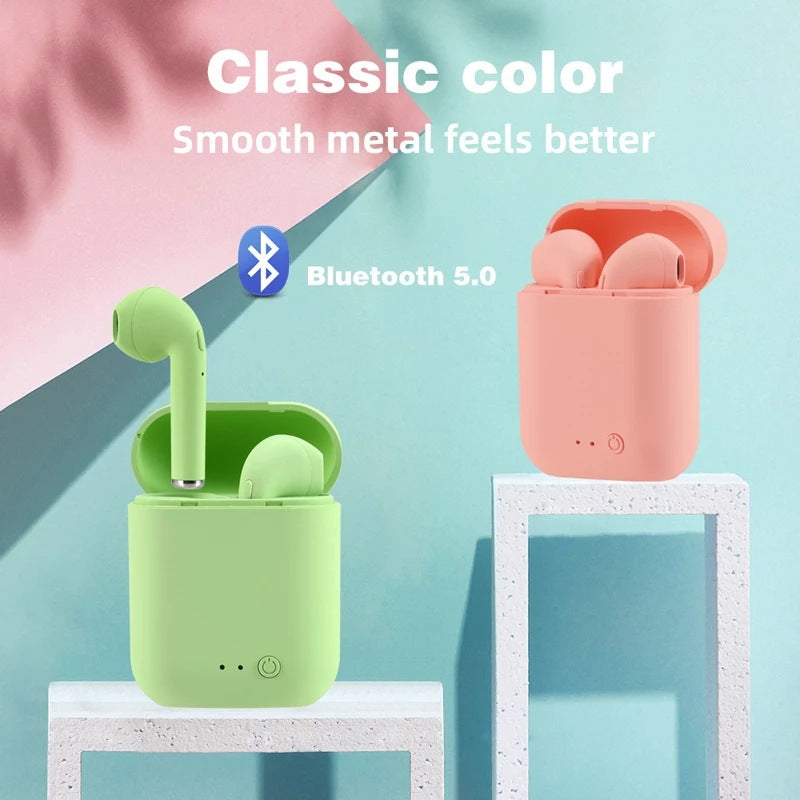 Audífonos Bluetooth TWS Binaural Mini Macaron I7mini