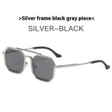 Lentes unisex para sol con doble puente