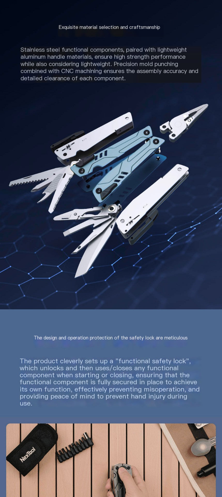 Pinzas Multifuncionales para Uso Doméstico o Herramientas