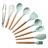Set de Utensilios de Cocina de Silicona