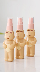 Set 3 Botellas Recargables Spray y Loción Oso