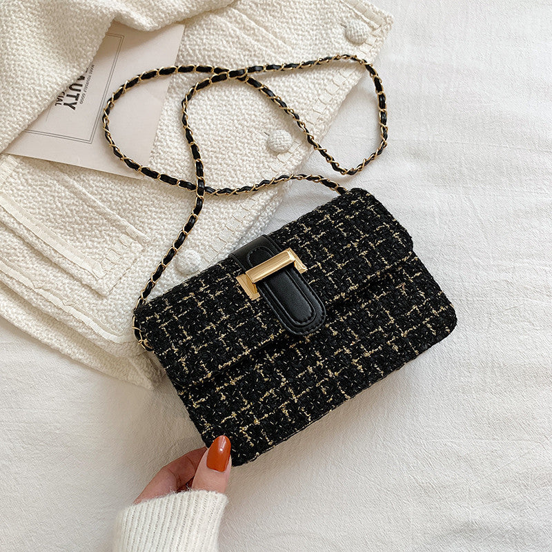 ELEVANI: Bolso Bandolera de Textura Entrelazada