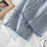 VALEN: Jeans de Silueta Relajada High-Waist