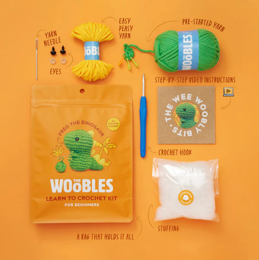 Kit de Crochet Dinosaurio