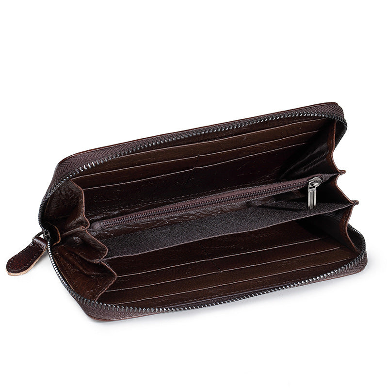 Cartera Retro Mujer Mediana con Cierre –  Estilo Clásico