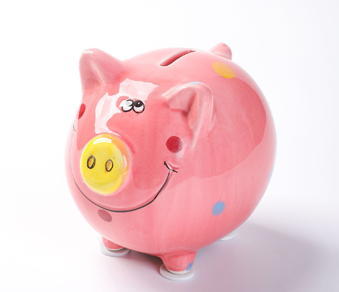 Alcancía de cerámica creativa