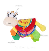 Libro de tela para bebé con mordedera