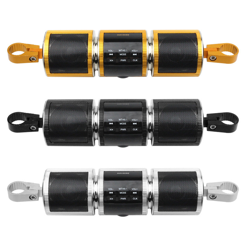 Altavoces Bluetooth Impermeables para Manillar de Motocicleta
