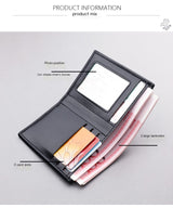 Cartera Vertical para Hombre – Diseño Compacto y Elegante