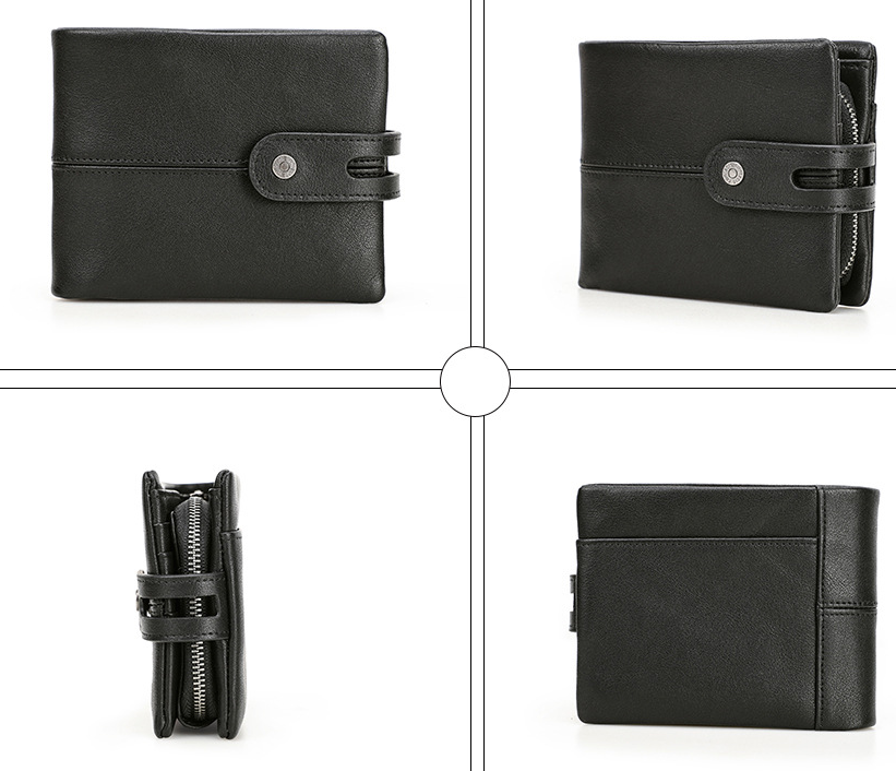 Cartera para Hombre – Estilo Clásico, Resistente y Antirrobo