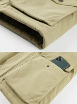 Refugio: Chaqueta de invierno con capucha para hombre