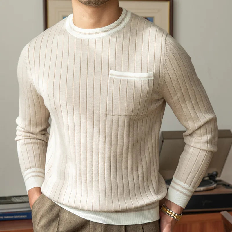 https://ae01.alicdn.com/kf/S014c0a5bc92a4e909d449b8b504b7becR/Casual-Round-Neck-Men-Knitted-Sweater-Striped-Contrasting-Colors-Pocket-Men-s-Pullover-Mode-Homme-Contrasting.jpg