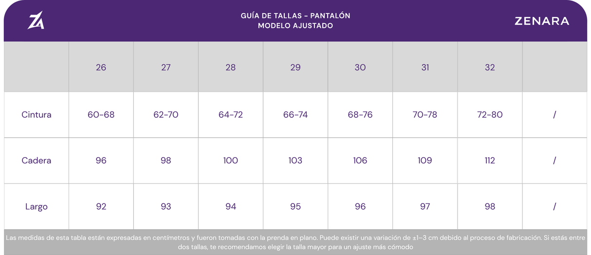 Pantalones con diseño de tubo a la moda