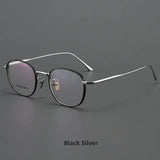 Armazón Retro Redondo de Titanio Puro – Ligeros para Hombre