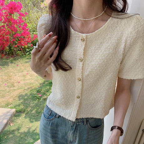 https://ae01.alicdn.com/kf/Sb018e53bc3434c729537ac2e927465dc7/Korean-Chic-O-neck-Short-Sleeve-Shirt-Women-Fashion-Buttons-Slim-Short-Tops-Female-Blouse-Ladies.jpg