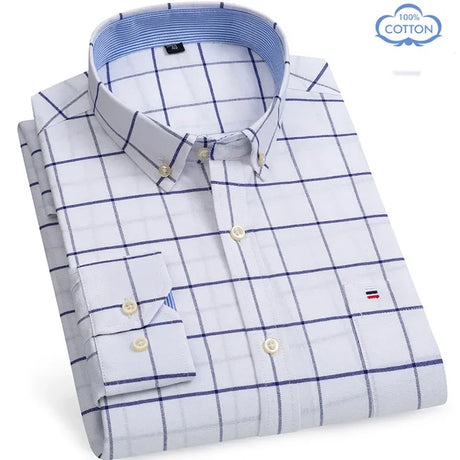 https://ae01.alicdn.com/kf/S1c3cca20392540e590fbbe228a693a55l/Men-Oxford-Fashion-100-Cotton-Long-Sleeve-Casual-Slim-Solid-Color-Plaid-Print-Stripe-Formal-Dress.jpg_640x640.jpg