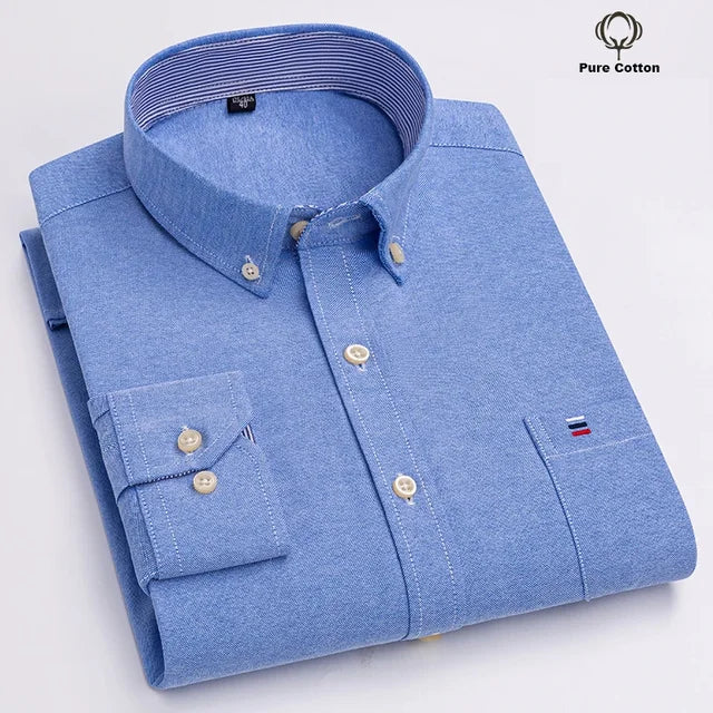 https://ae01.alicdn.com/kf/S0f5c323468214d34974b21e81055740bn/Men-Oxford-Fashion-100-Cotton-Long-Sleeve-Casual-Slim-Solid-Color-Plaid-Print-Stripe-Formal-Dress.jpg_640x640.jpg