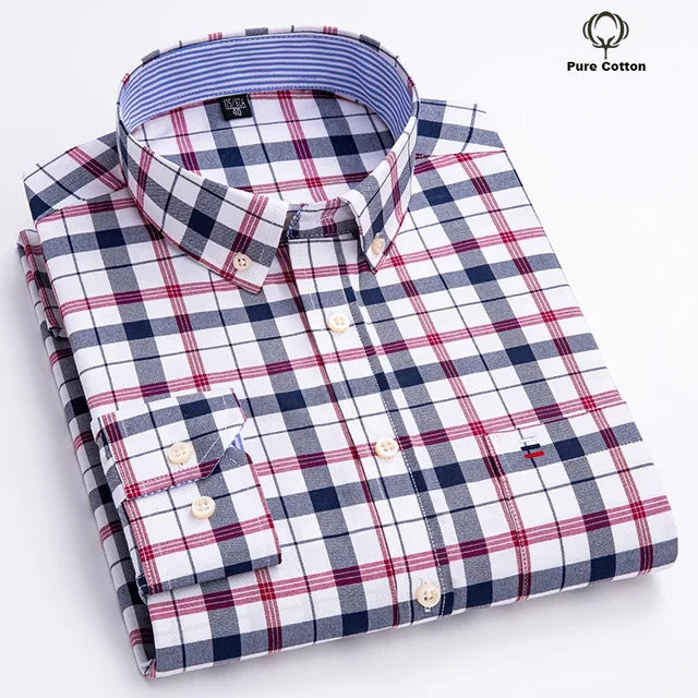 https://ae01.alicdn.com/kf/S0f80f43fb436425c80796a8d8d7eb0110/Men-Oxford-Fashion-100-Cotton-Long-Sleeve-Casual-Slim-Solid-Color-Plaid-Print-Stripe-Formal-Dress.jpg_640x640.jpg