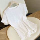 https://ae01.alicdn.com/kf/S7265830ba0044e18b1cf184bb96ea18fw/Minimalist-Crew-Neck-Cotton-Linen-Tees-Tops-Women-Short-Sleeve-Light-Weight-T-Shirt-M-L.jpg