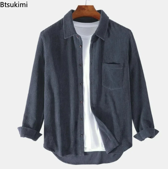 https://ae01.alicdn.com/kf/S6caf88b810804b319994cea5c15839f5D/New-2024-Men-s-Corduroy-Long-Sleeve-Shirts-Autumn-Casual-Turn-Down-Collar-Solid-Casual-Shirts.jpg