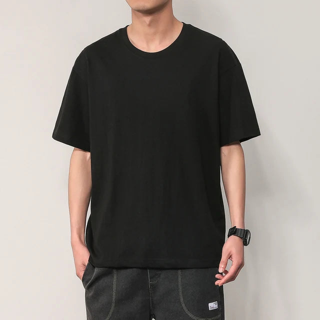 https://ae01.alicdn.com/kf/Saf3679fc47a5407e9e3dd4a0177aee3e4/New-short-sleeve-t-shirt-men-s-summer-trend-couple-outfit-solid-color-base-solid-color.jpg_640x640.jpg