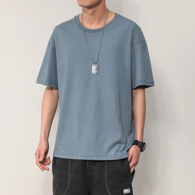 https://ae01.alicdn.com/kf/S935dd04f20bc4a0699069e12f82a41785/New-short-sleeve-t-shirt-men-s-summer-trend-couple-outfit-solid-color-base-solid-color.jpg_640x640.jpg