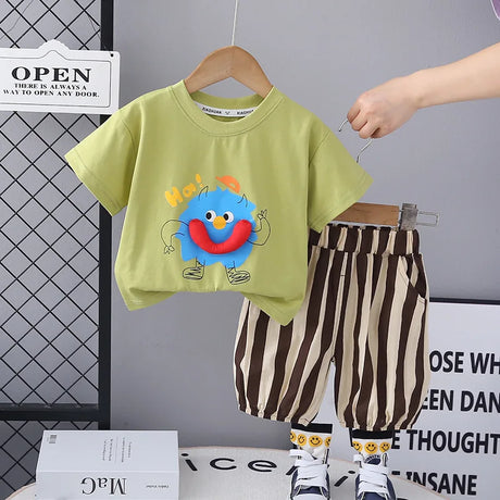 https://ae01.alicdn.com/kf/Sdda09a46a0de4bd29f2834550a829ade6/New-summer-baby-cotton-T-shirt-short-sleeve-suit-boys-casual-striped-shorts-cute-cartoon-clothes.jpg