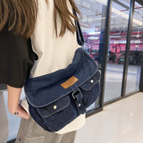Bolsa estilo jeans retro