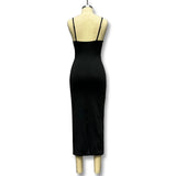 Zora: Vestido midi con aberturas