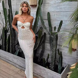 Enya: Vestido elegante y strapless
