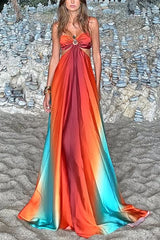 Vértice: Vestido largo Sunset