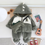 Conjunto + Peluche Dinosaurio (9M-4A)