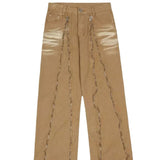 Vaqueros clásicos de hip hop lavados