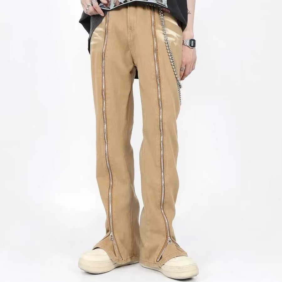 Vaqueros clásicos de hip hop lavados