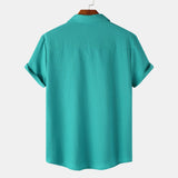 ROUT: Camisa Casual de Algodón Texturizado para Hombre