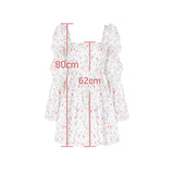 Duna: Vestido con estampado floral y sencillo