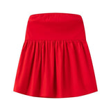 Top de tubo con hombros descubiertos y volantes sin tirantes