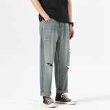 Vaqueros rotos para hombre ligeros de verano finos